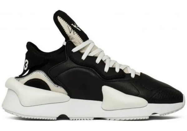 Кроссовки Adidas Y-3 Kaiwa черные с белым